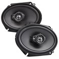 thumbnail image 3 of 2 Pair Car Speaker Package Of 2x Kenwood KFC-1095PS 4" 3-Way Black Performance Series Black Flush Mount Car Coaxial Speakers + 2x KFC-C6895PS 720-Watt 6x8" Inch Audio Speaker + Enrock 16g 50Ft Wire, 3 of 5