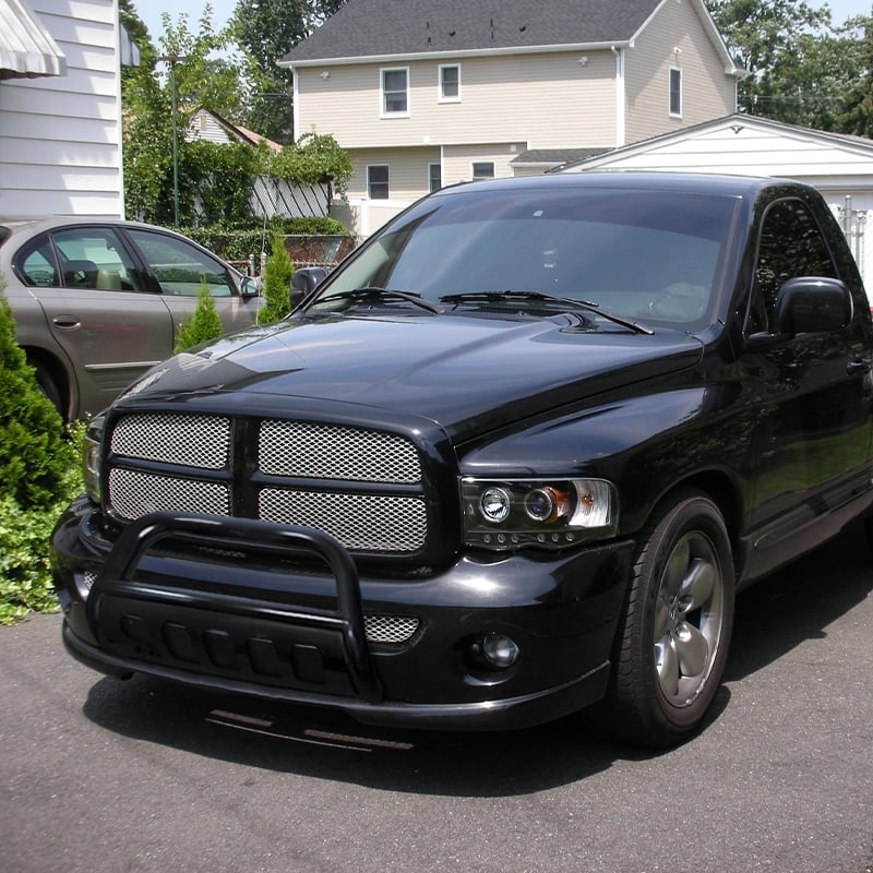 BETTER AUTOMOTIVE 2002-2005 Dodge RAM 1500//2003-2009 Dodge RAM 2500//3500 MEGA CAB 3 Bull BAR Stainless Steel Bumper Brush Guard