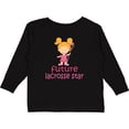 thumbnail image 3 of Inktastic Future Lacrosse Star Girl Girls Long Sleeve Toddler T-Shirt, 3 of 5