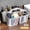 Light Grey, variant on Plastic Shower Caddy Basket with Handle Divided Storage Organizer Portable Cleaning Supply Holder for Bathroom Kitchen Dorm