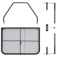 thumbnail image 3 of vidaXL Hanging Balcony Table Folding Outdoor Table Patio Railing Table Steel, 3 of 9