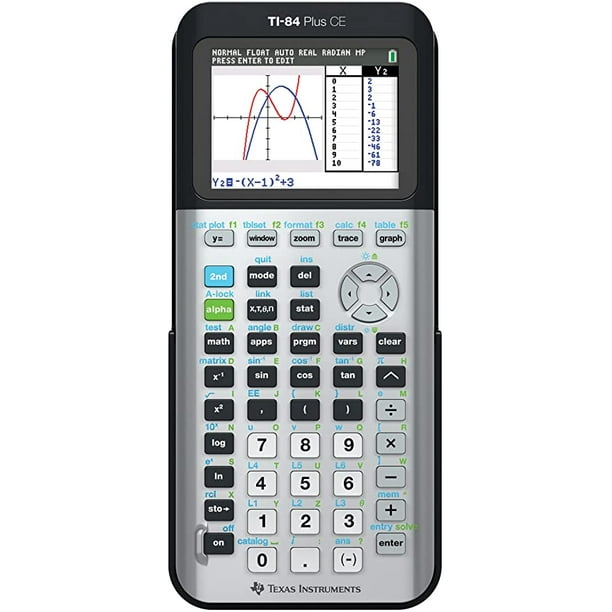 Calculatrice graphique Texas Instruments 84PLCE-TBL-1L1-AC 84 Plus CE -  Gris 