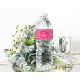 thumbnail image 4 of Darling Souvenir WaterBottleLabels For Anniversary Pink Sequin Self Adhesive Party Collection Great For Wedding Anniversary- Pack Of 32, 4 of 6