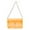Orange, variant on GEZHEN Women Shoulder Bag Fashionable Pearl Pendant Transparent Buckle Lightweight and Versatile Messenger Bag Shoulder Bag Pearl Pendant Transparent Buckle Lightweight Versatile Messenger Bag