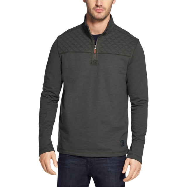 G.H. Bass & Co. Mens Mountain Wash Pullover Sweater, Green, Small