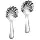 thumbnail image 3 of 2 cucharas de acero inoxidable, cucharas de postre, cucharas de té de metal y cucharas de café., 3 of 7