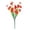 Red, variant on Weloille 7 Stalks Artificial Pansy Flower Bouquet, Lifelike Colorful Fake Pansy Spray, UV Resistant Faux Floral Stalk, for Outdoor Garden Porch Window Box Home Wedding Wreath Decor