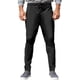 thumbnail image 2 of Ceisia Men Solid Color Loose Casual Pants Elastic Waist Drawstring Sports Gift Work Trousers, 2 of 4
