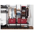 thumbnail image 4 of Drevy Keepsakes Hanging Closet Organizer - Heavy Duty Material, Sturdy Interior Shelves - Closet Storage-Scarlett Red, 4 of 5