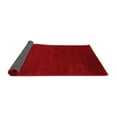 thumbnail image 2 of Ahgly Company Indoor Round Abstract Red Contemporary Area Rugs, 5' Round, 2 of 4
