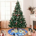 thumbnail image 5 of Lsque Bluey Print Christmas Tree Skirt, Tree Skirt with Ties or Velcro, Perfect for Holiday Decorations, Halloween, and New Year-30", 5 of 7