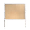 thumbnail image 2 of Wall Mirror with Rectangular Molded Wooden Frame, White, 2 of 5