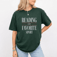 thumbnail image 2 of Reading Is My Favorite Sport Book Lover T-Shirt, Funny Reading Graphic Tee, Bookish Shirt for Women, 2 of 5
