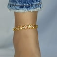 thumbnail image 2 of Kaashcustoms Adjustable 14K Gold Anklet Bracelet for women and Girls Adjustable Chain Anklet Best jewelry gift for her, 2 of 2