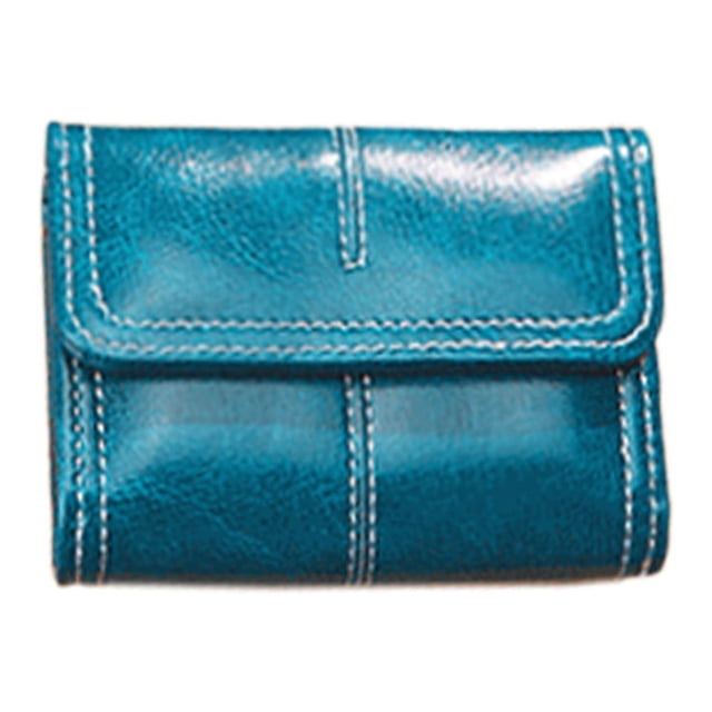 Monedero pequeño con múltiples ranuras para tarjetas, estilo mini, para mujer, a la moda para niñas, color verde