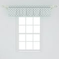 thumbnail image 2 of Ambesonne Japanese Window Valance, Far Eastern Fan Motif Art, 54" X 12", Blue Grey and Coconut, 2 of 3