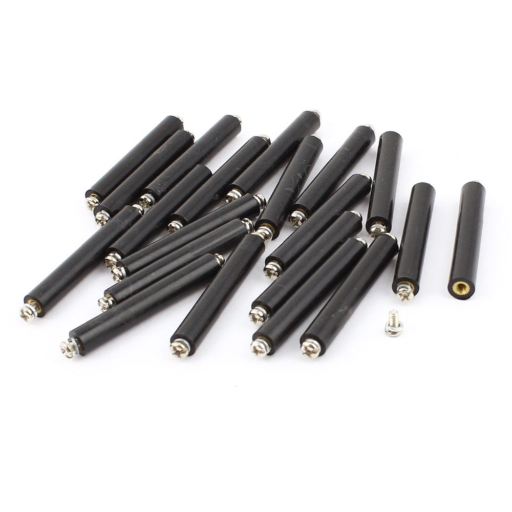 20pcs M3 Brass Insert Thread 8x50mm Insulated Standoff for PCB Board