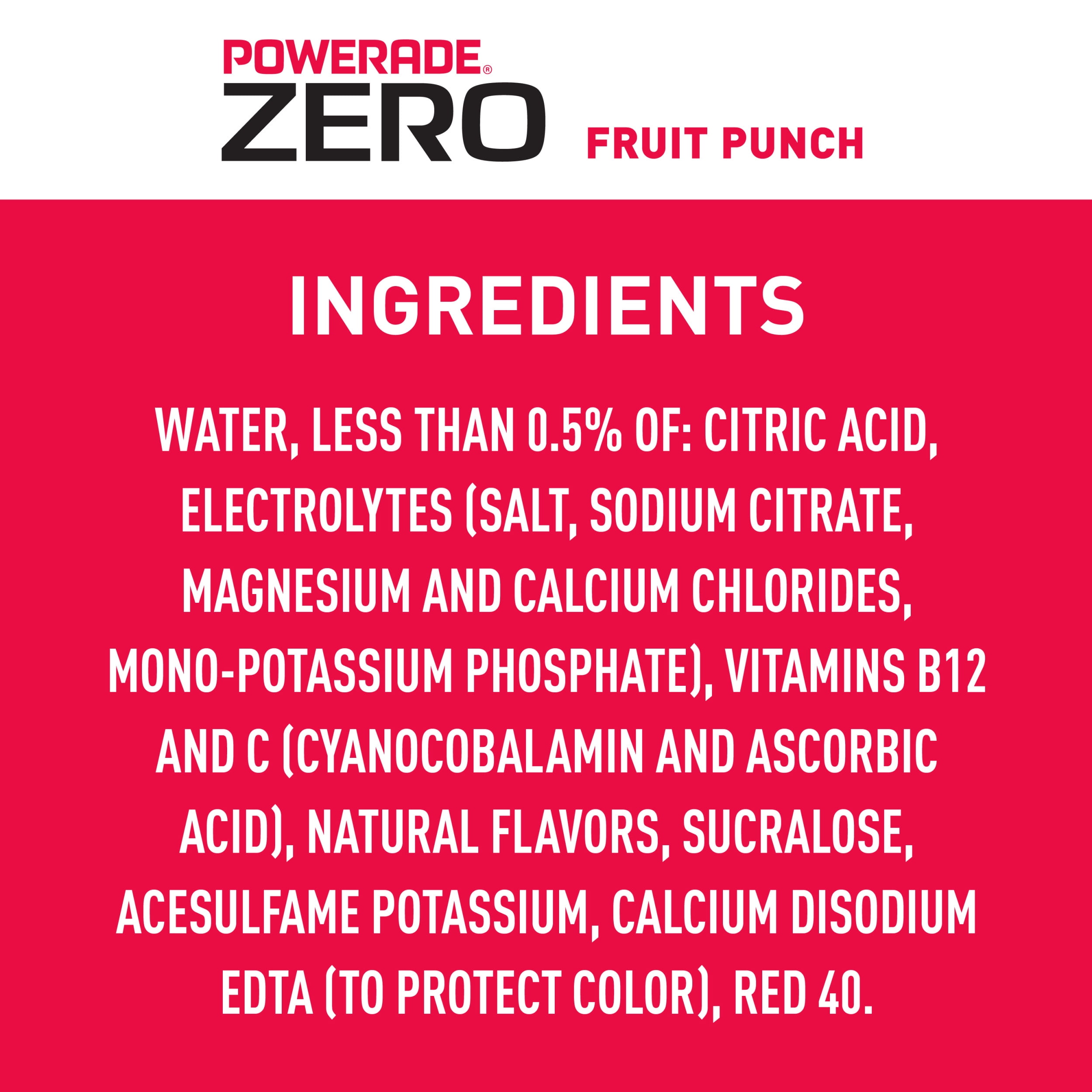 Powerade Zero Sugar Mixed Berry, 28 Oz. Bottles, 15 Pack