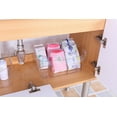 thumbnail image 3 of YBM Home Plastic Storage Bin Organizer, 13.1"x9.4"x5.6", Clear, Medium, 3 of 10