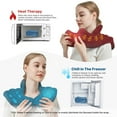 thumbnail image 3 of MORLIDEN Microwavable Heating Pad for Neck and Shoulders, Microwave Heating Pads Neck Warmer Wrap for Pain Relief, 3 of 6