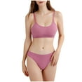 thumbnail image 5 of Hrsba Wireless Bras for Women,Seamless Push Up Cami Bra and Panty Set Breathable Contoured Support Comfortable Bras for Ladies, 5 of 6