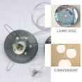 thumbnail image 3 of unbranded 10Ud Accesorios Para Colgante De Vidrio De Metal Plateada Para Hogar, 3 of 8