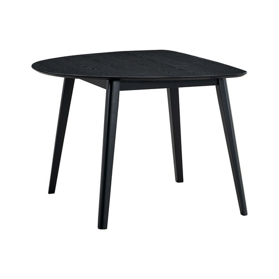 Real Black Finish Dining Table