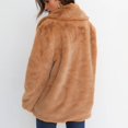 thumbnail image 4 of Womens Faux Fur Jacket Sherpa Warm Fleece Fuzzy Coat Open Front Long Sleeve Flurry Winter Fashion Clothes 2026, 4 of 5