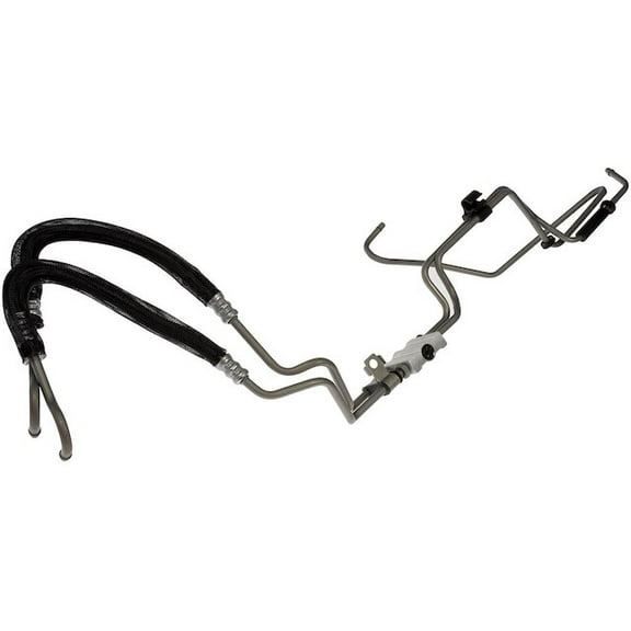 Inlet and Outlet Auto Trans Oil Cooler Hose Assembly - Compatible with 2005 - 2006 Dodge Magnum 3.5L V6