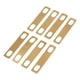 thumbnail image 1 of Cuñas de cuello para luthier de latón para guitarra, 8 piezas Cuñas para mástil de guitarra Cuñas de latón para mástil de guitarra Cuñas de reparación de cuello para guitarra Salida de alta intensidad, 1 of 8
