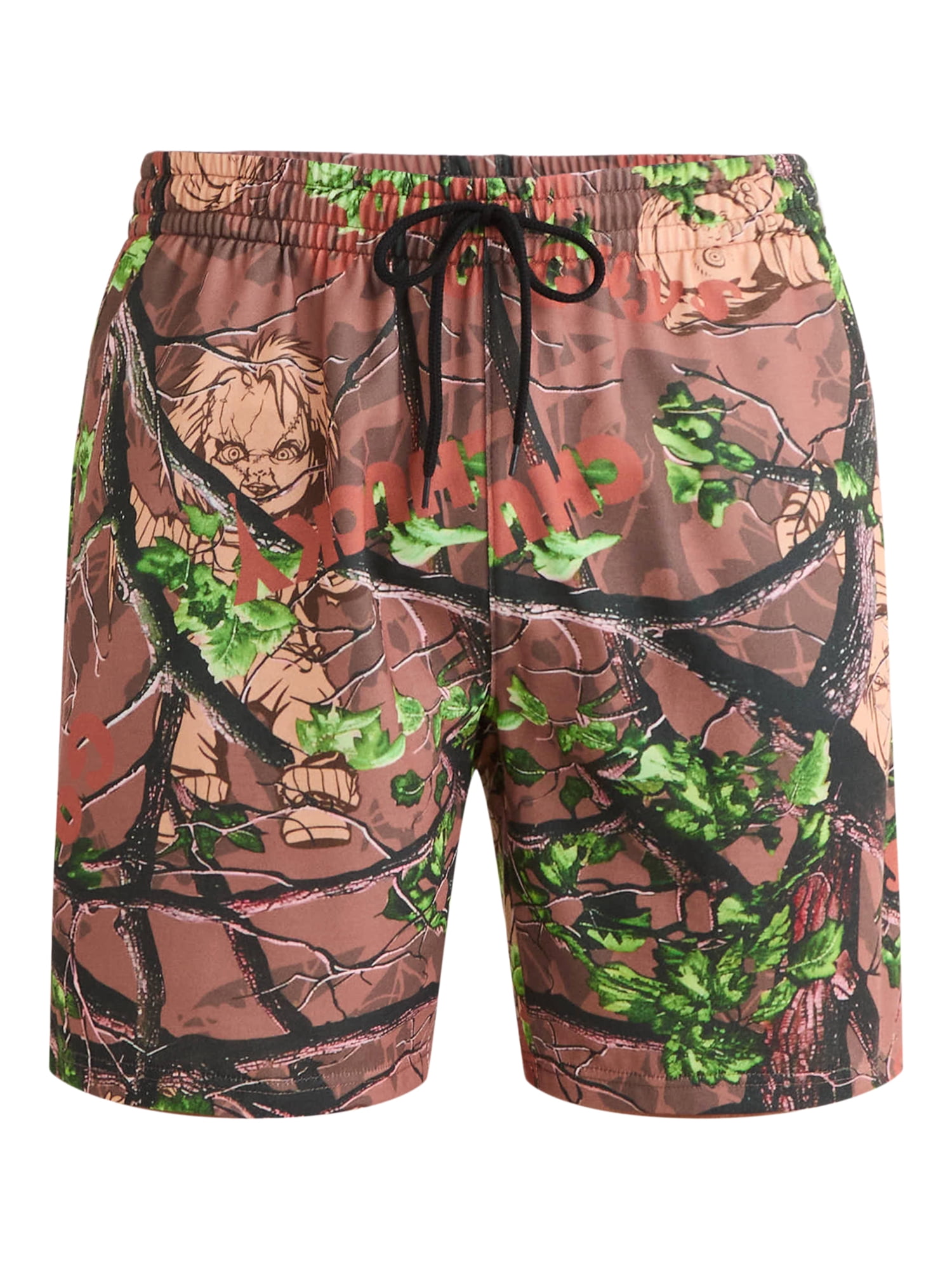 Chucky Men's and Big Men's Graphic Jogger Shorts, Sizes XS-3XL