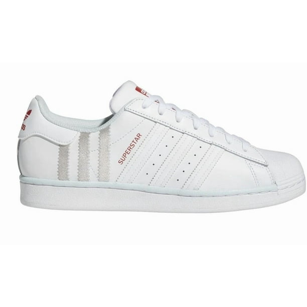 Ad-id-as Superstar Mens Sz 7.5 White Almost Blue HQ4539 Casual Shell Toe Classics