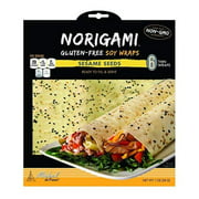 Norigami Gluten-Free Soy Wraps by Michel de France - Sesame Seeds Size: One Pack (6 Wraps)