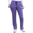 thumbnail image 1 of Adar Pro Heather Scrubs for Women - Slim Fit Tapered Scrub Pants - P4100H - Heather Grape - L, 1 of 7