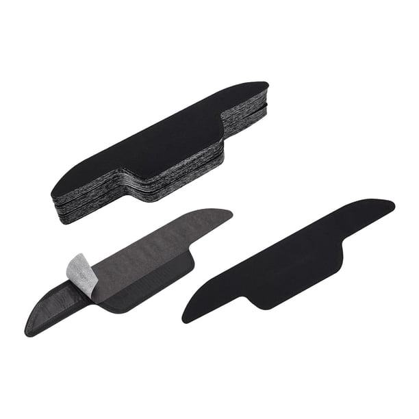 20 forros absorbentes para gorras de béisbol, ideales para actividades al aire libre. Negro