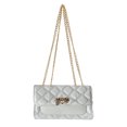 thumbnail image 1 of Bolsos y Carteras Pequeñas para Mujer, Bolsos de Hombro Bolsos Cruzados para Mujer con Correa de MetalBlanco:;:;, 1 of 6