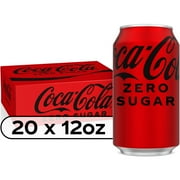 Coca-Cola Zero Sugar Sugar-Free Cola, 12 fl oz Cans, 20 Pack