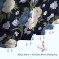 thumbnail image 6 of Pioneer Flower Floral Print Pattern Shower Curtain 36"x72", Bathroom Decorative Shower Curtain Set with 12 Hooks, Waterproof Washable, 6 of 6