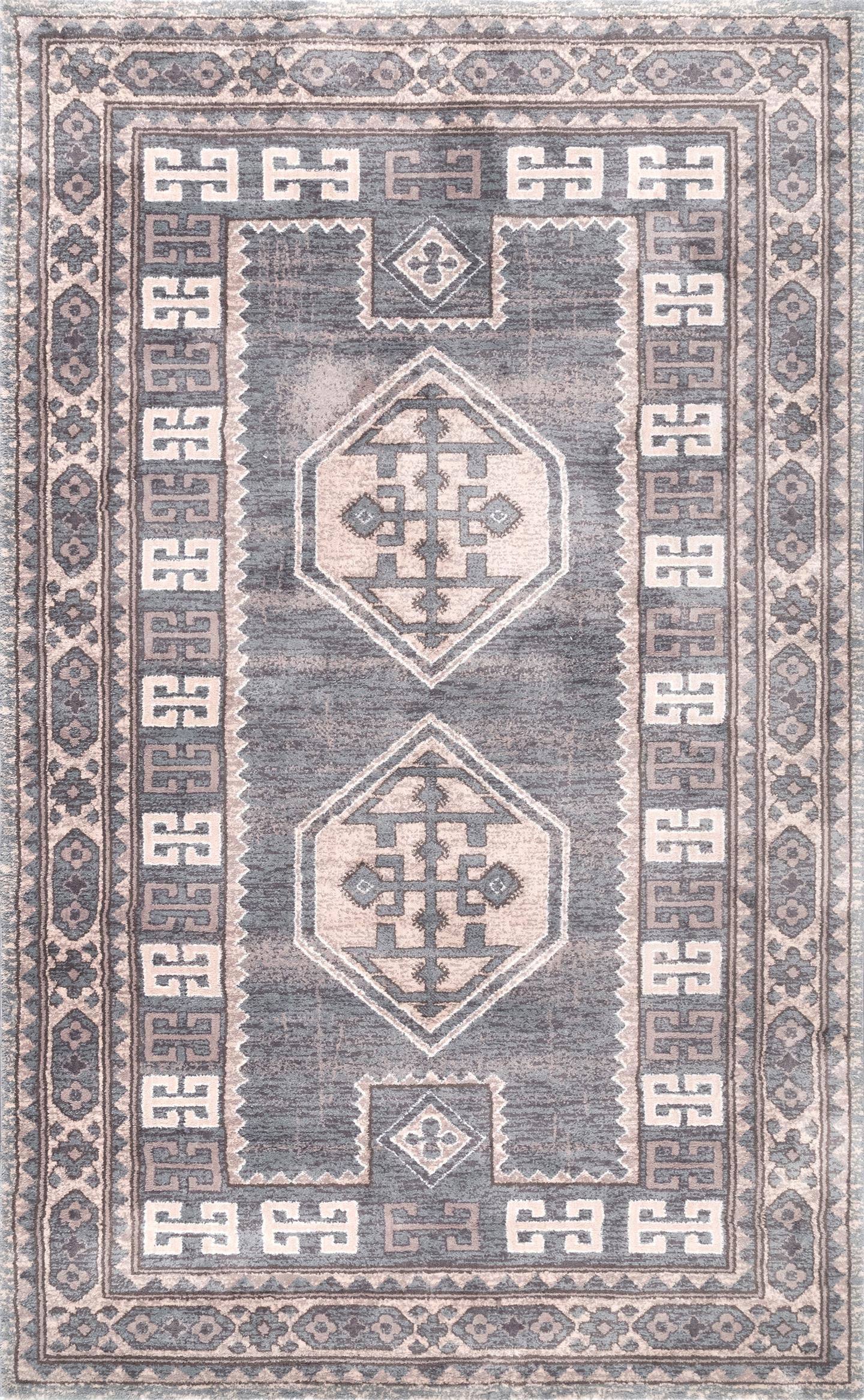 nuLOOM Token Nichole Area Rug, 6' x 9', Warm Gray