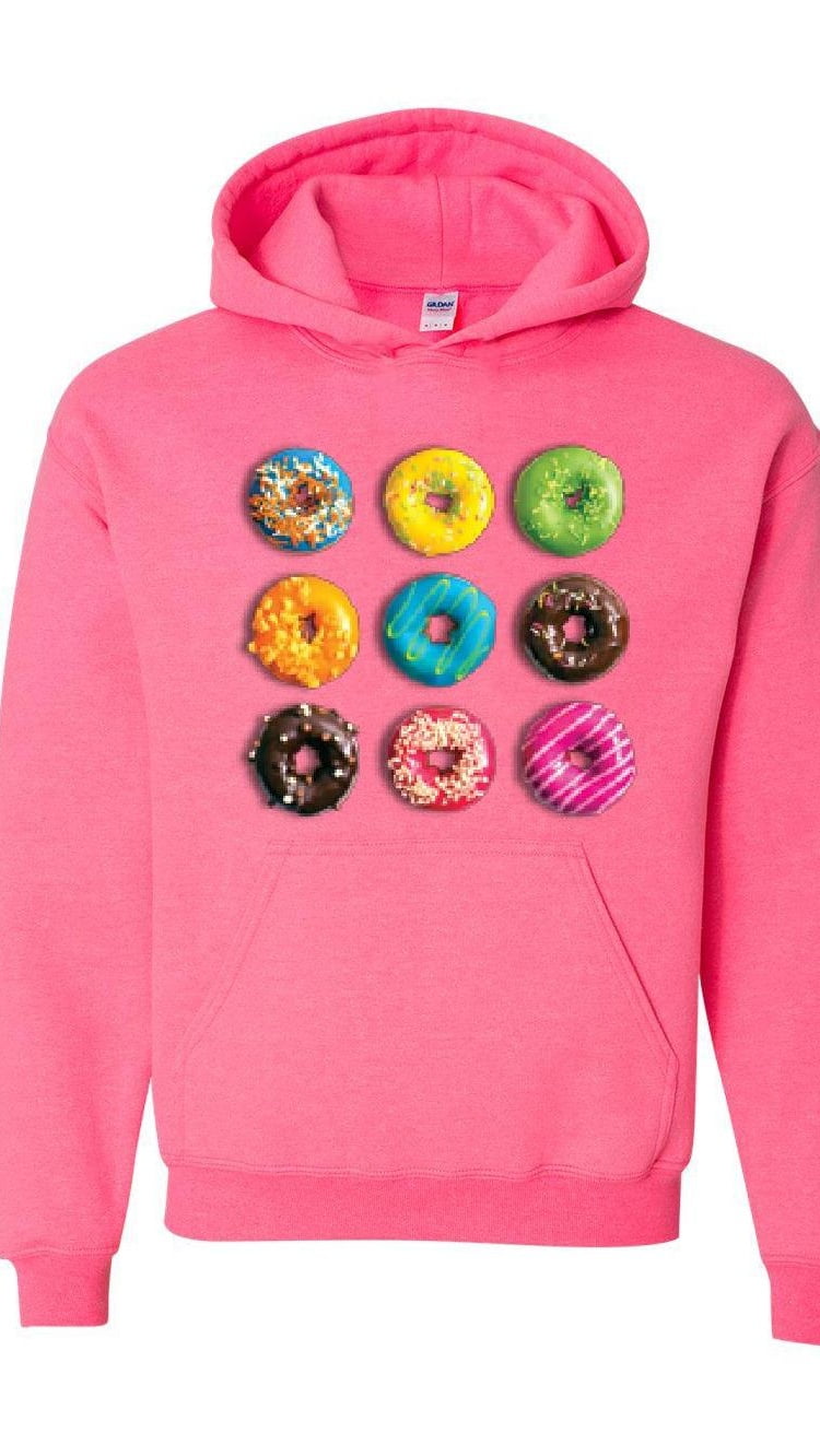 pink donut hoodie
