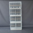 thumbnail image 2 of Lot of 4 Breeding Bird Carrier Cage with Dividor 30x18x18 for Parakeet Canary Finch Loverbird (White), 2 of 3