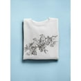 thumbnail image 3 of Birds On A Branch Sweatshirt Women -Image by Shutterstock, Female Small, 3 of 4