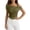 Army Green, variant on Womens Cami Tops Y2K Mesh Ruffle Off Shoulder Slim Fit Bralette Crop Top Casual Summer Party Wear Yellow XXL