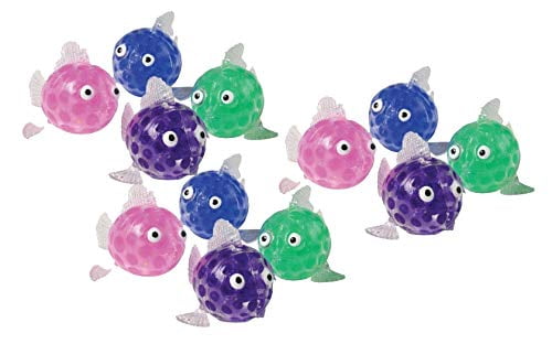 Squishy squeeze gel bead filled cute ball toy Gift autism special needs 