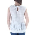 thumbnail image 4 of Max Studio London Womens Textured Knit Blouse, White, Small, 4 of 4