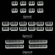 thumbnail image 3 of 24Pcs/Set Cable Comb Clamp Cables Clip Organizer ATX 24Pin CPU 8Pin 6Pin Computer Wire Management Clip Sleeved Cable Manager, 3 of 5