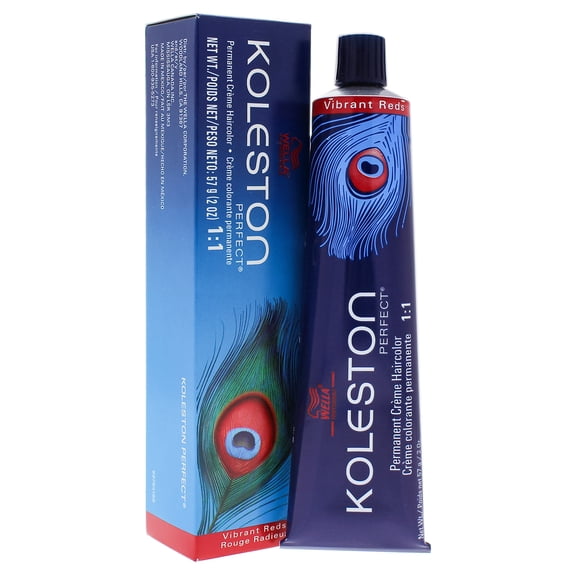 Koleston Perfect Permanent Creme Haircolor - 5 46 Light Brown-Red Violet by Wella for Unisex - 2 oz Hair Color