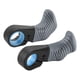 thumbnail image 2 of 2 piezas de reposapiés para manillar de bicicleta, diseño ergonómico, se adaptan a manillares de 22,2 mm Gris, 2 of 8