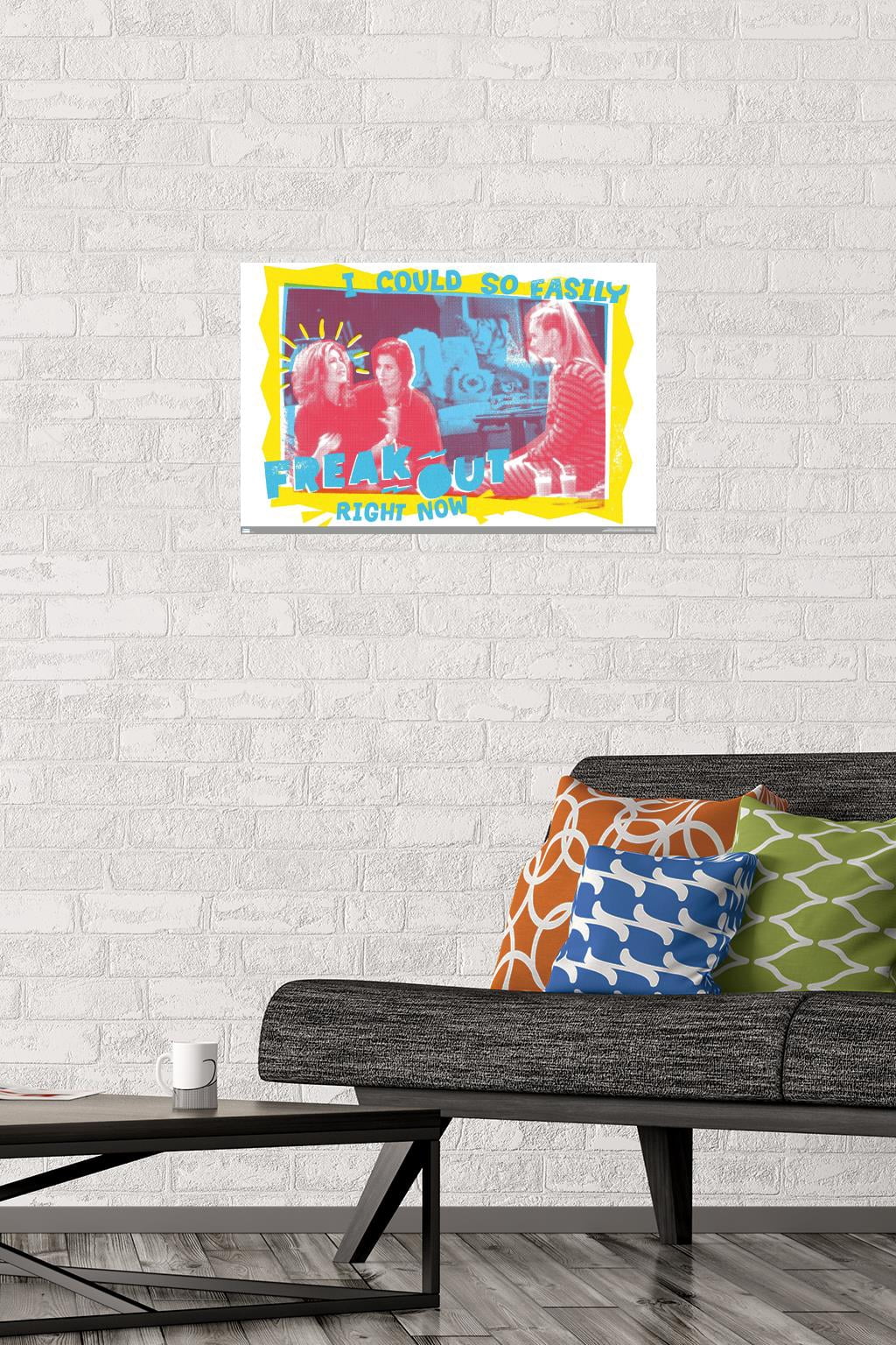 Friends - Freak Out Wall Poster, 14.725" x 22.375"