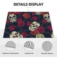thumbnail image 4 of Bingfone Roses Skulls ,18" X 24"Dish Drying Mat For Kitchen Counter,Ultra Absorbent Microfiber, 4 of 9